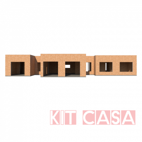 Kit Casa 120m2 Techo Mediterráneo Básico