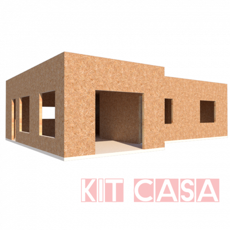 Kit Casa 73 m2 Techo Mediterráneo Básico