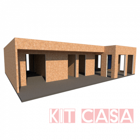 Kit Casa 106 m2 Techo Mediterráneo Básico