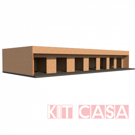 Kit Casa 150 m2 Techo Mediterráneo Básico