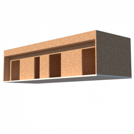 Kit Casa 42 m2 Techo Mediterráneo Básico