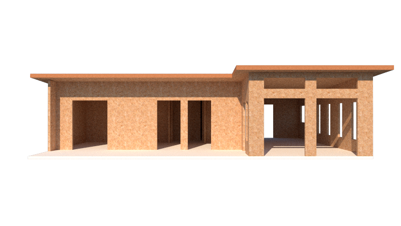 Casa 106m2 Techo inclinado -00