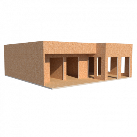 Kit Casa 85 m2 Techo Mediterráneo Básico