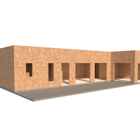 Kit Casa 74 m2 Techo Mediterráneo Básico